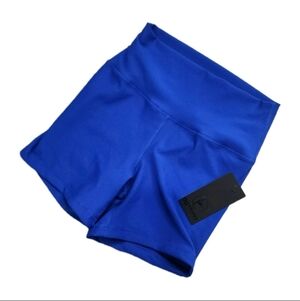 90 Degree by Reflex Everyday Ribbed Shorts - Royal Blue - Women’s Size Large NWT